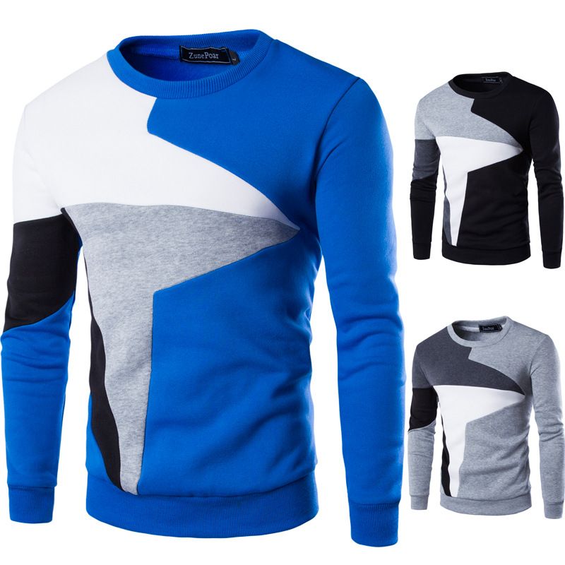 Color: Blue, Size: M - Sweaters Men New Fashion Seagull Printed Casual O-Neck Slim Cotton Knitted Mens Sweaters Pullovers Men Brand Clothing