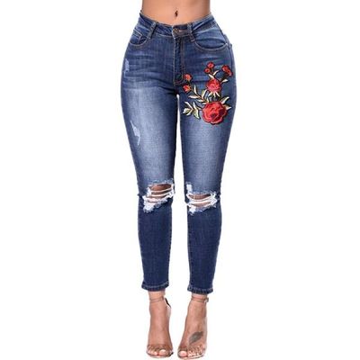 Size: XL, style: 10 - Ripped Jeans For Women 2021 Women Jeans Pencil Pants Denim Jeans