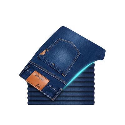 Color: Dark Blue, Size: 29 - Men&#39;s stretch straight jeans