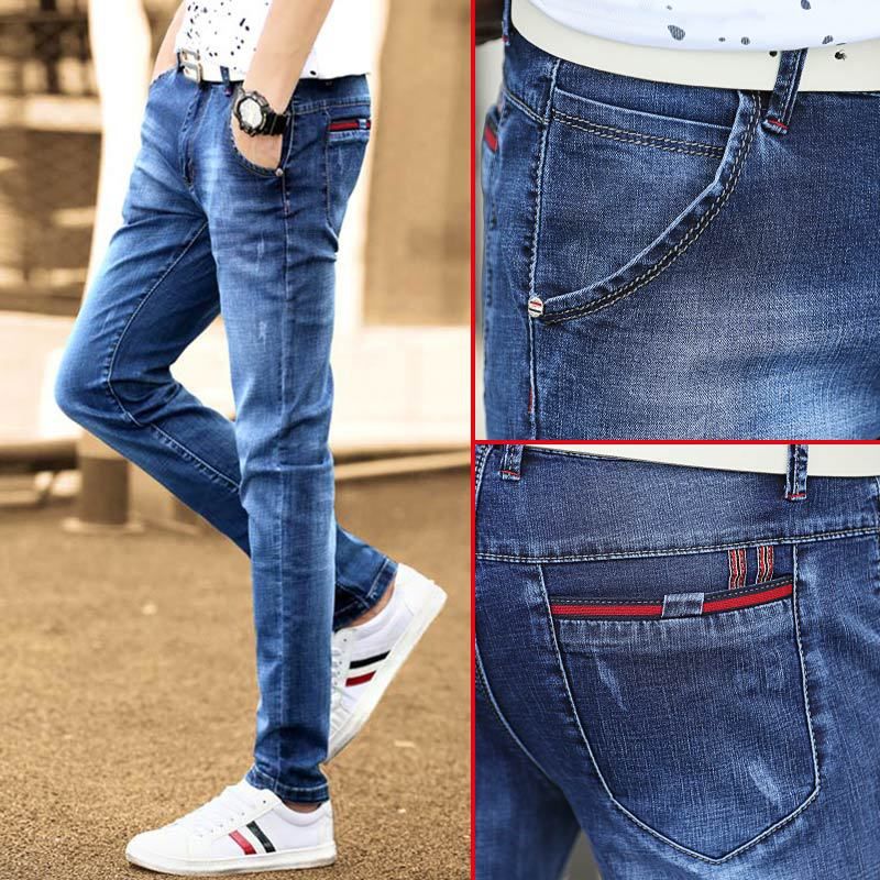 Color: 2108black, Size: 35 - Men&#39;s jeans men&#39;s clothing