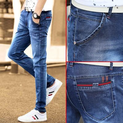 Color: 2108black, Size: 35 - Men&#39;s jeans men&#39;s clothing