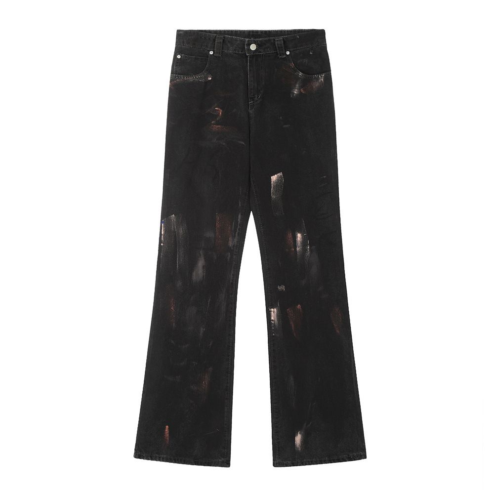 Fashion Splash-ink Painting Jeans For Men