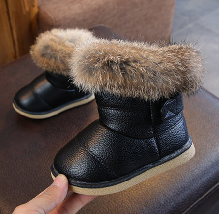 Color: Rose, Size: 17.4 cm - Girls snow boots
