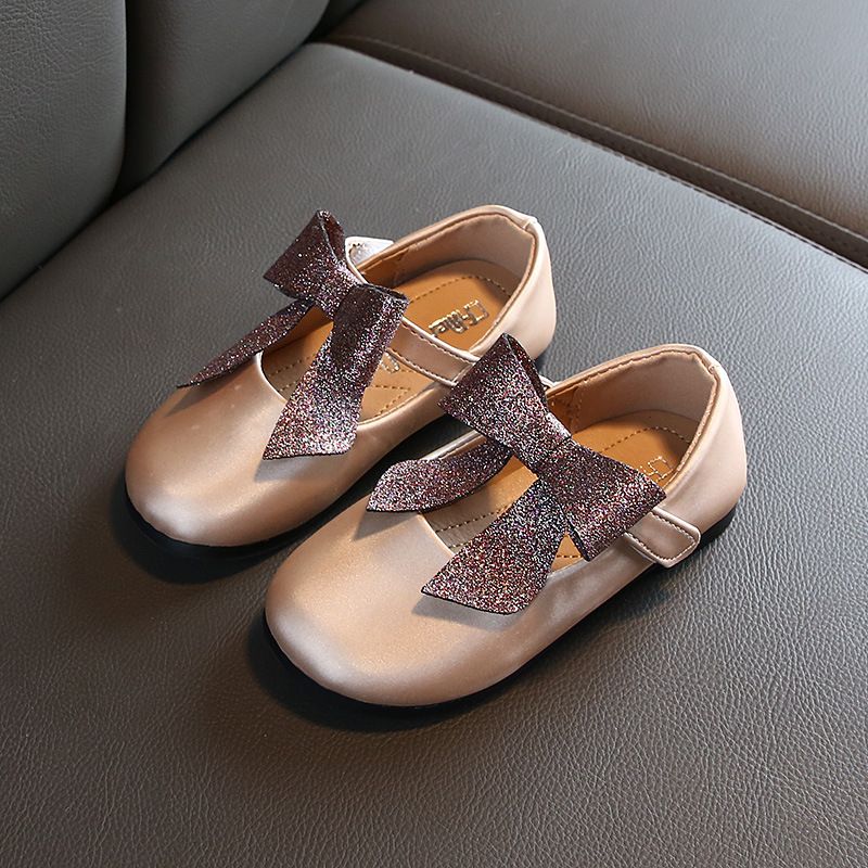 Color: Champagne, Size: Within 17.5 cm - Baby steps princess shoes