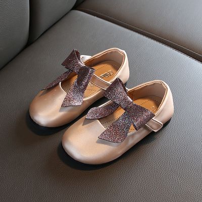 Color: Champagne, Size: Within 17.5 cm - Baby steps princess shoes