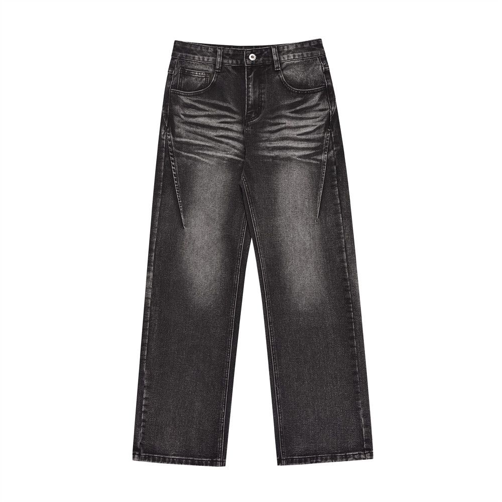 Fashion Wash Distressed Straight Jeans For Men