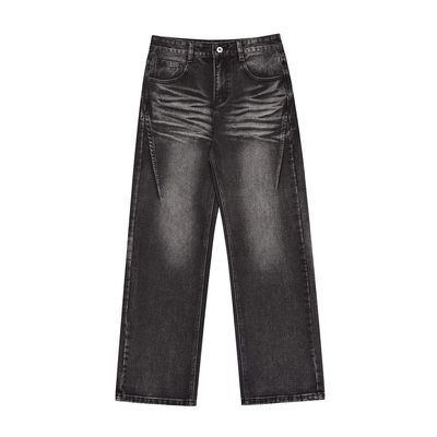 Fashion Wash Distressed Straight Jeans For Men