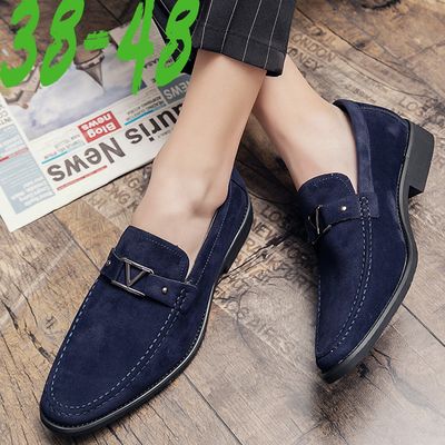 Large Men&#39;s Lefu Leather Shoes