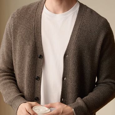 Wool Warm Cardigan Knitted Coat V-neck Casual American Men&#39;s Clothing Autumn And Winter