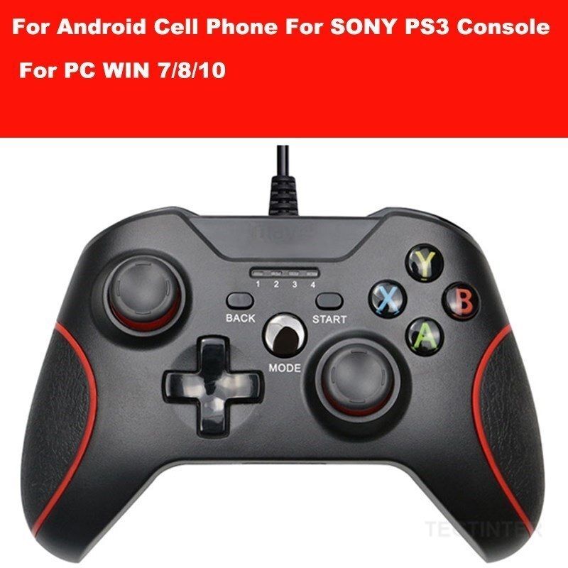 USB Wired Vibration Gamepad Joystick For PC Controller For Windows 7 / 8 / 10 Not for Xbox 360 Joypad with high quality