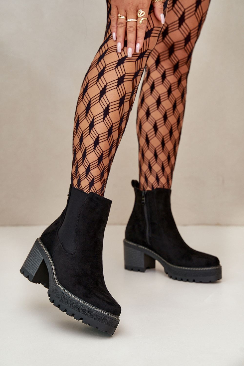 black - Heel boots model 199295 Step in style