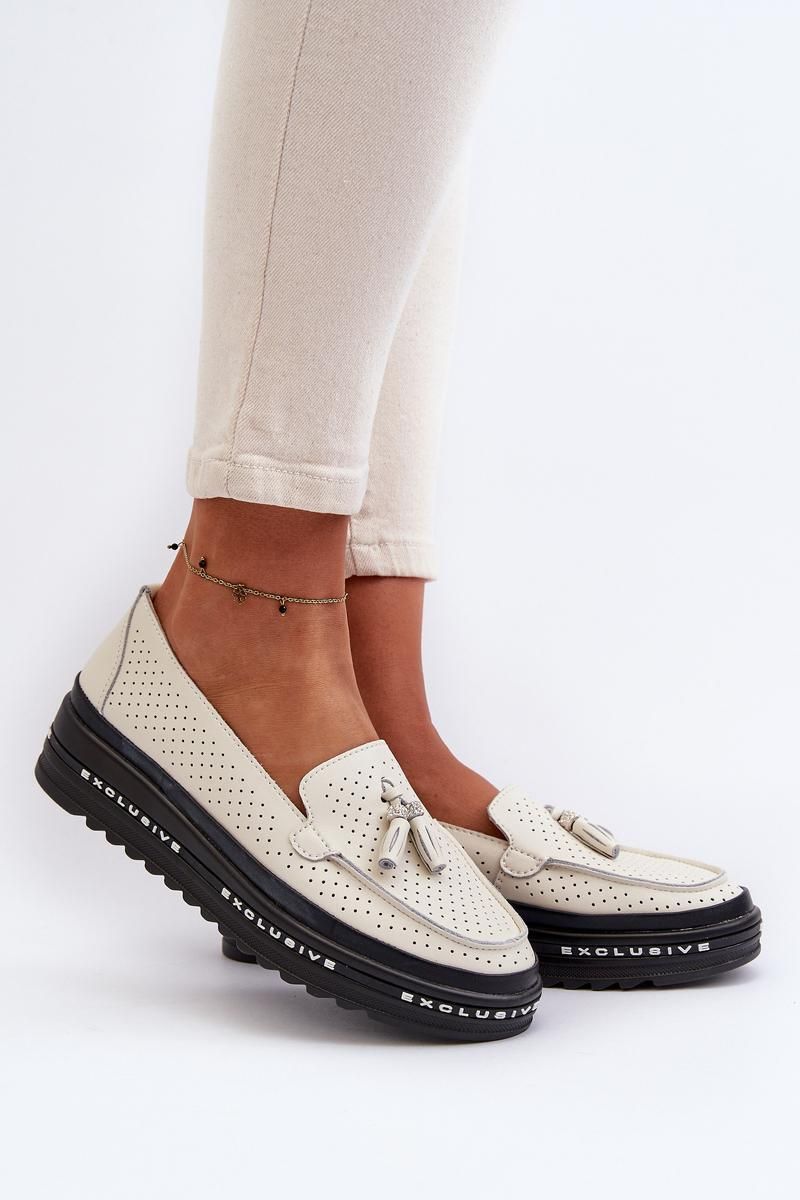 beige - Mocassin model 196414 Step in style