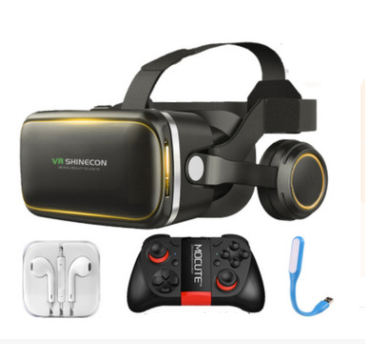 style: 3 - Original VR Shinecon  Gafas De Realidad Virtual 120 Fov 3D Gafas Google Carton Con Auriculares Estereo Caja Para Smartphone