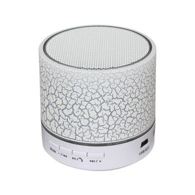 Portable Speaker 45MM Driver HD Sound True Wireless Pairing Expanded Crack Portable Speaker Lightweight Travel Speakers For Smartphone Home Office White
