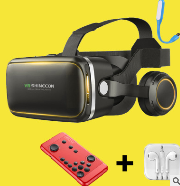 style: 8 - Original VR Shinecon  Gafas De Realidad Virtual 120 Fov 3D Gafas Google Carton Con Auriculares Estereo Caja Para Smartphone