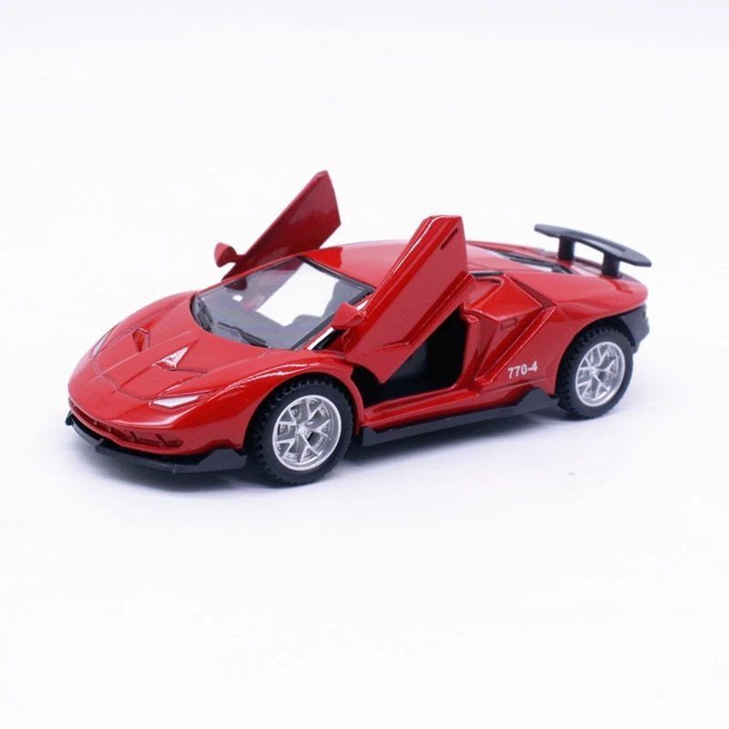 Open Door Car Model Large Alloy Rambo Children&#39;s Toy Boy Sports Car Toy