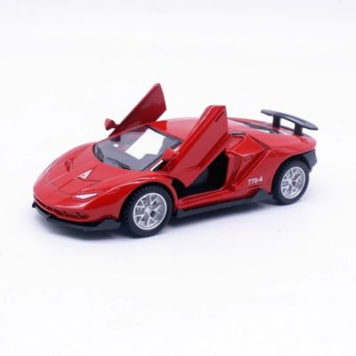 Open Door Car Model Large Alloy Rambo Children&#39;s Toy Boy Sports Car Toy