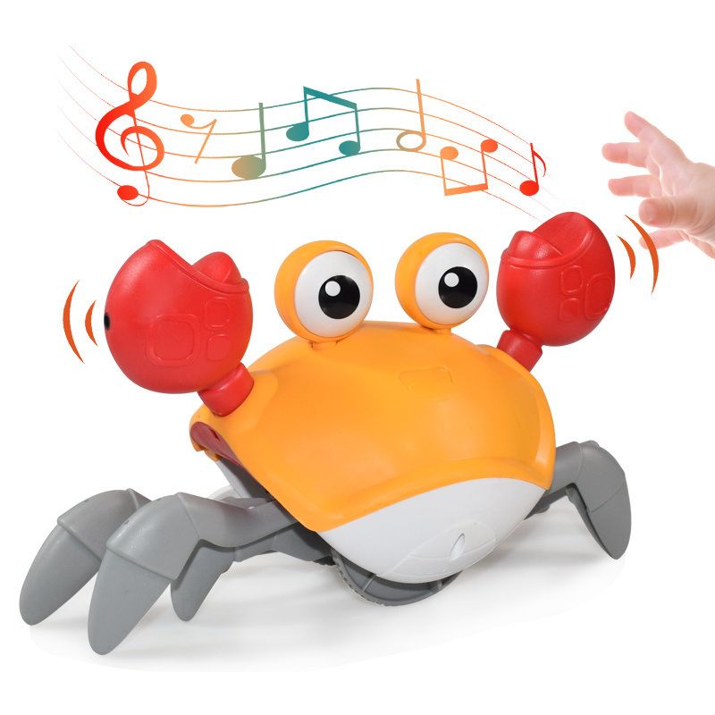 Toy Crab Octopus Induction Escape Children&#39;s Electric Toy Charging Luminous Music Novel And Peculiar