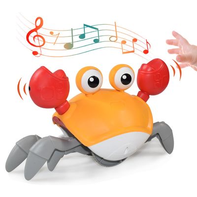 Toy Crab Octopus Induction Escape Children&#39;s Electric Toy Charging Luminous Music Novel And Peculiar