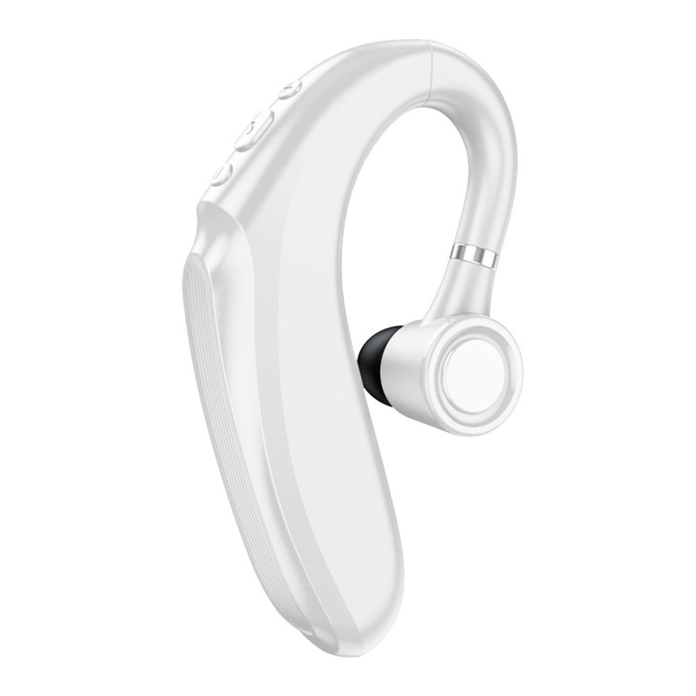 Q12 Wireless Earpiece 48 Hours Talktime Microphone 720 Hours Standby Cellphone Headset Hands-Free Earphone White