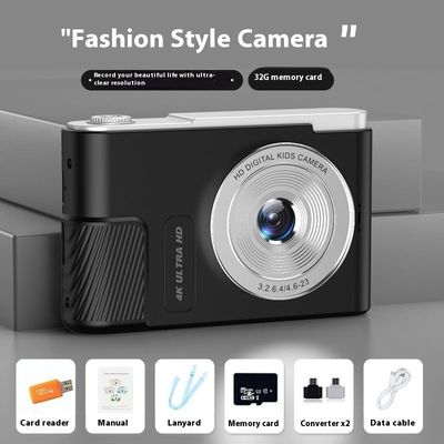 Body Color: Elegant Black Package No3 - HD Retro Student Party CCD HD Travel Camera