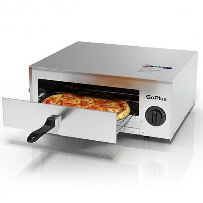 Kitchen Commercial Pizza Oven Stainless Steel Pan  - Color: Silver