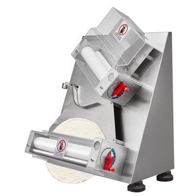 VEVOR Pizza Dough Roller Sheeter, 3-12 Inch Automatic Commercial Pizza Press, 370W Electric 260 Per Hour Dough Roller, Stainless Steel Adjustable Thickness Dough Machine, for Pasta Maker Equipment