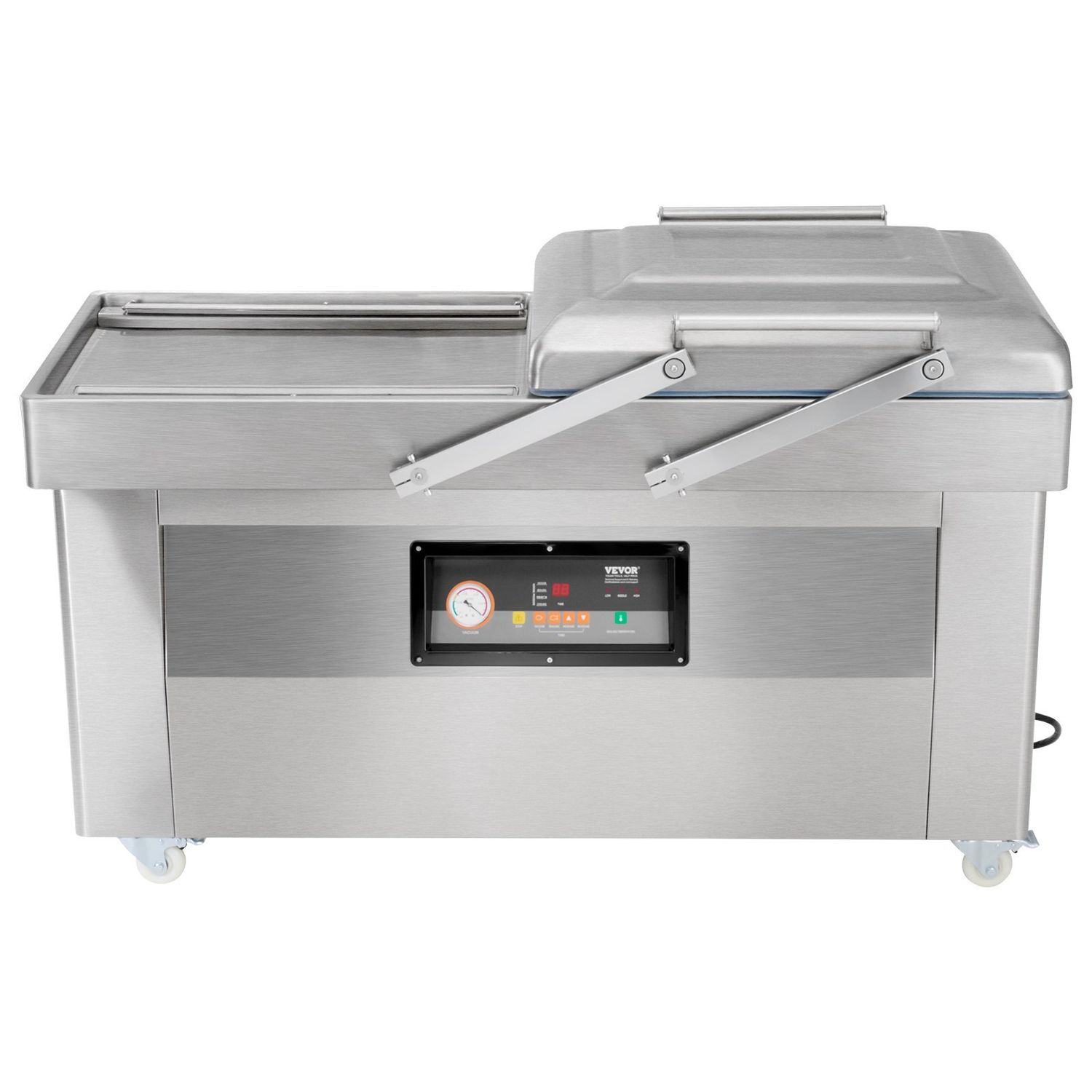 VEVOR Chamber Vacuum Sealer, 1200W Sealing Power, Vacuum Packing Machine for Wet Foods, Meats, Marinades and More, Compact Size with 23.62&quot; Sealing Length, Applied in Home Kitchen and Commercial Use