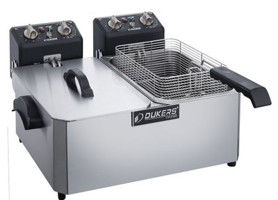 Dukers Commercial 6L Electric Deep Fryer Countertop Deep Fryer