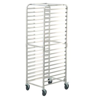 VEVOR Bun Pan Rack, 20-Tier Commercial Bakery Racks with Brake Wheels, Aluminum Racking Trolley Storage for Half &amp; Full Sheet, Speed Rack For Kitchen Home, Bread Baking Equipment, 26&quot;L x 20.4&quot;W x 70&quot;