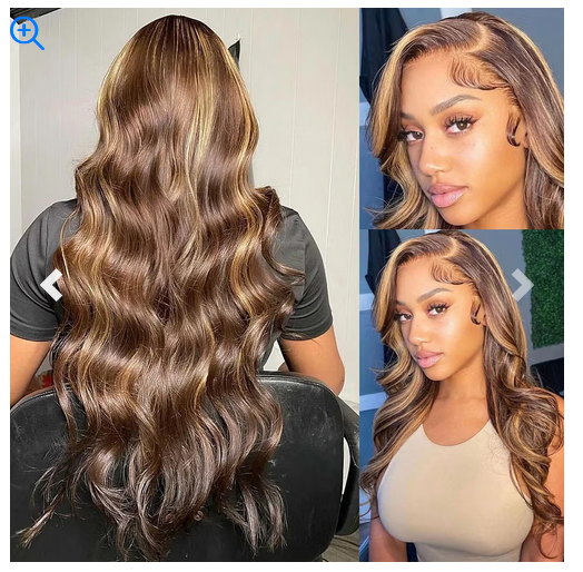 28inches, Hair Color: #16, Density: 180%, Highlight Wig Human Hair Blonde Body Wave 13X6 Hd Lace Frontal Wigs Hd Lace Wig 13X6 Human Hair 13X4 Lace Front Human Hair Wig