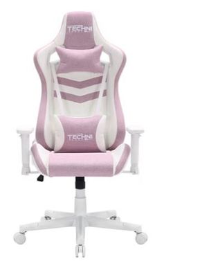 Techni Sport TS86 Ergonomic Pastel Gaming Chair, Pink