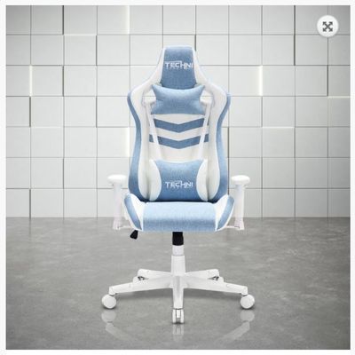 Techni Sport TS86 Ergonomic Pastel Gaming Chair, Blue.