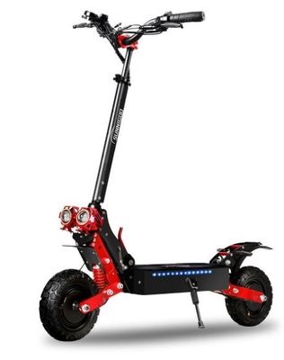 Adult Folding Electric Scooter X7 1800W*2 48V 21ah Super Motor