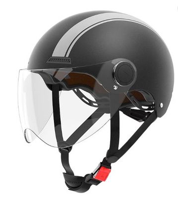 Med helmet. (Mopeds, electric bicycles, scooters, roller skating, a nd other retro fashion safety helmets)