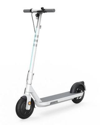 Foldable Electric Scooter w/18.6 Miles Max Operating Range &amp; 15.5 mph Max Speed - White