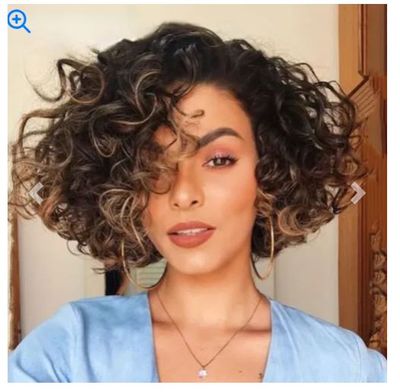 Women's Lace Curly Headgear