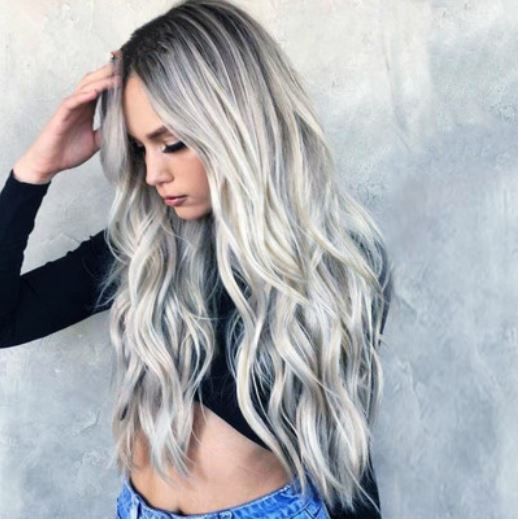 Color: Lc330 - European and American female long curly wigs