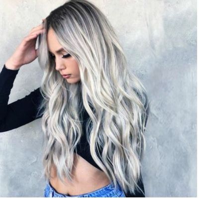 Color: Lc330 - European and American female long curly wigs