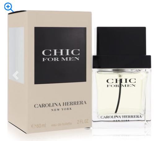 Chic by Carolina Herrera Eau De Toilette Spray 2 oz (Men)