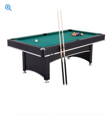 7-Foot 2-in-1 Conversion top Pool Table Ping Pong Table Set