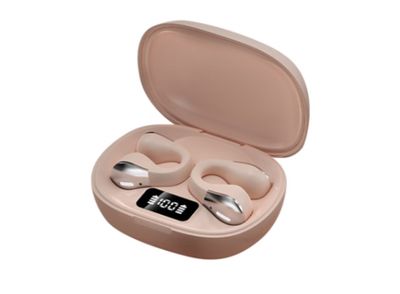 Wireless Earbuds Open-Ear Headset Stereo Sound Earphones With Power Display Charging Case Noise Reduction Low Latency Headphones For Smart Phone Computer Laptop pin