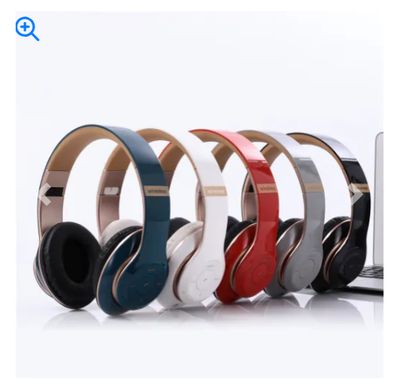 Head-mounted sports wireless folding headphones