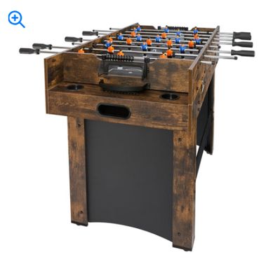 Foosball, Pushers &amp; Pucks, Air Powered Arcade Hockey Table for Family Game Room Office