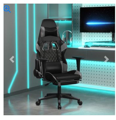 Gaming Chair Black and Grey