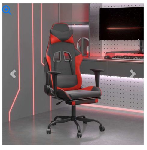 Gaming Chair Black and Red