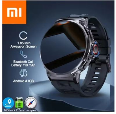 Xiaomi New 1.85-inch ultra HD smartwatch, GPS track, HD Bluetooth call; 710 mah large battery 400+ dial,