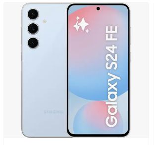 Samsung Galaxy S24 FE (128GB, 8GB RAM) Galaxy AI, 6.7" Display, 50MP Camera (with 45 Fast Charger) - Blue (Renewed)