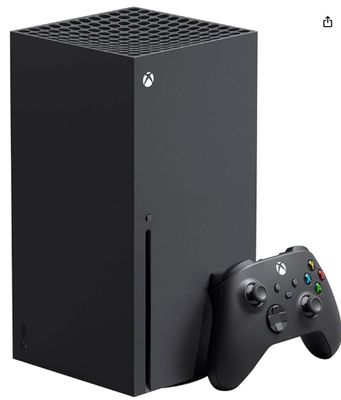 Microsoft Xbox Series X 1TB SSD Gaming Console - 8X Cores Zen 2 CPU, 12 TFLOPS. RDNA 2 GPU, 16GB. DDR6 RAM, Up to 120 FPS, 8K HDR, 4K UHD Blu-Ray^