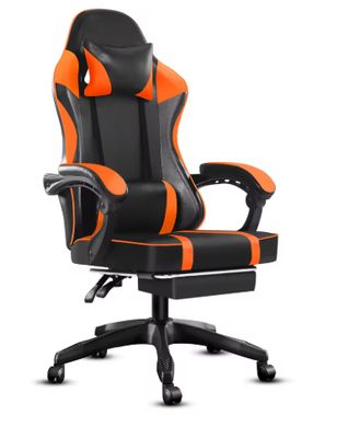 Computer Gaming Chairs for Adults, Ergonomic Computer Chair Office Desk Chair with Wheels, Adjustable Lumbar Support Big and Tal